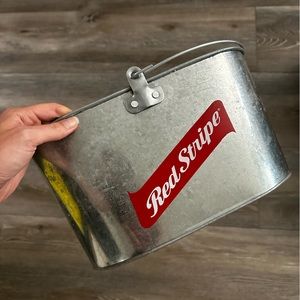 Red Stripe Beer Bucket